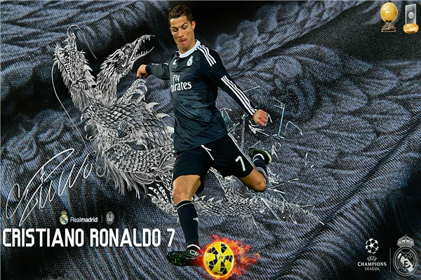 Cristiano Ronaldo Poster Football Madrid Posters Ronaldo ...