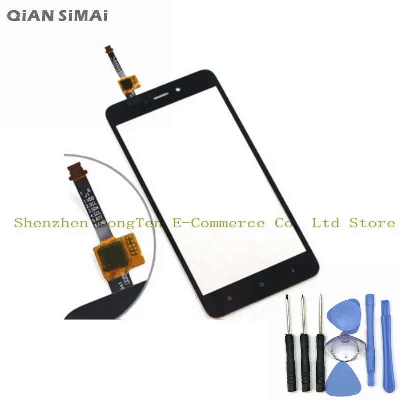 QiAN SiMAi для xiaomi redmi 4A сенсорный экран Панель переднее стекло дигитайзер +