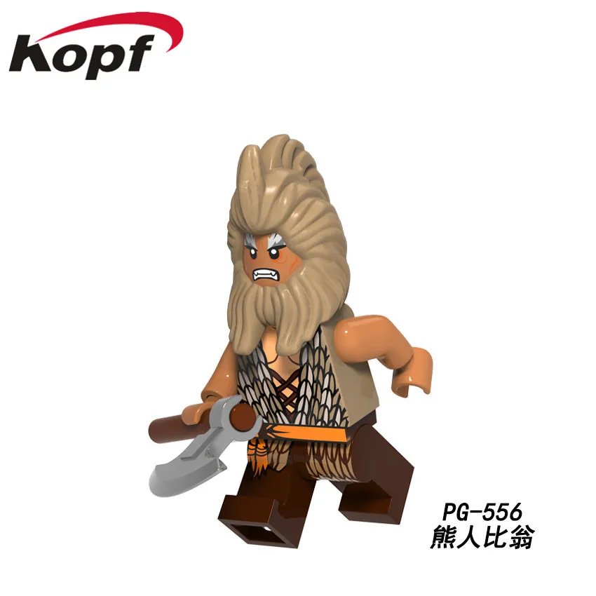 PG556 20pcs No Box PG8160 20 шт Хоббит Властелин колец Samwise Gamgee Frodo Baggins Aragorn Gandalf Radagast фигурки Кирпичи Модель детские игрушки - Цвет: PG556 20pcs No Box