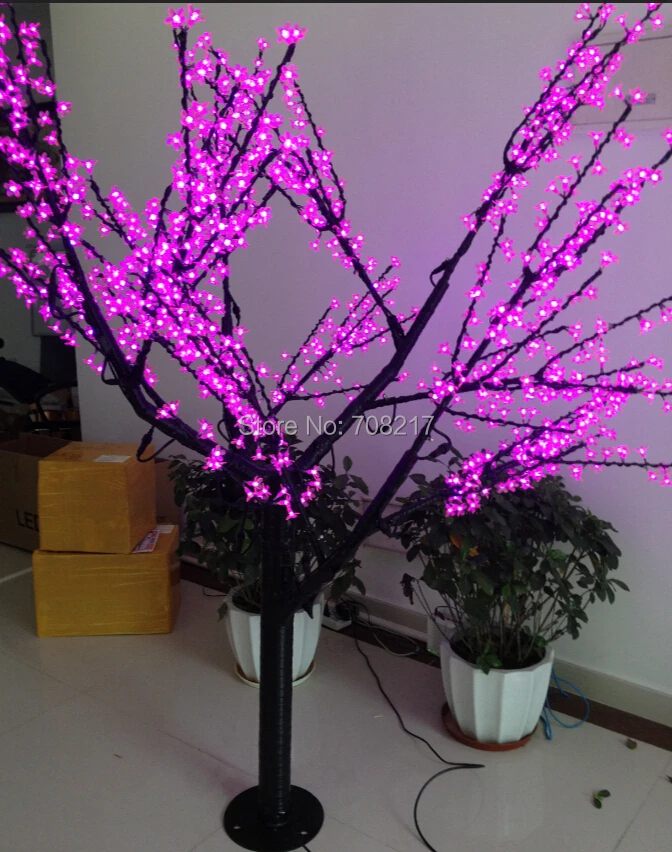 led cherry blossom дерево света+ искусственный открытый Рождество свет+ 1248 шт. светодиодов+ 2 м /6.5ft+ Праздничное освещение