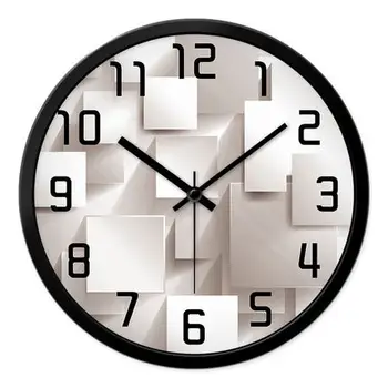 

Momen 3d Feel Metal Sell Movement Wall Clock Kitchen Study Living Room Wall Clock Home Decor Saat Reloj 12 Inch Reloj Mural