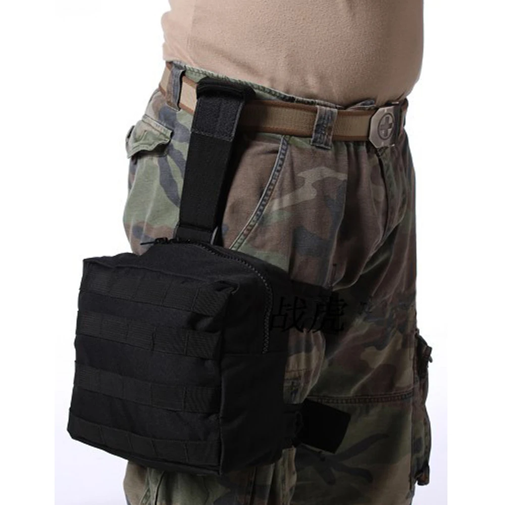 Tactical Drop Leg Pouch Molle EDC Utility Gadget Gear Pouch Bag Quick