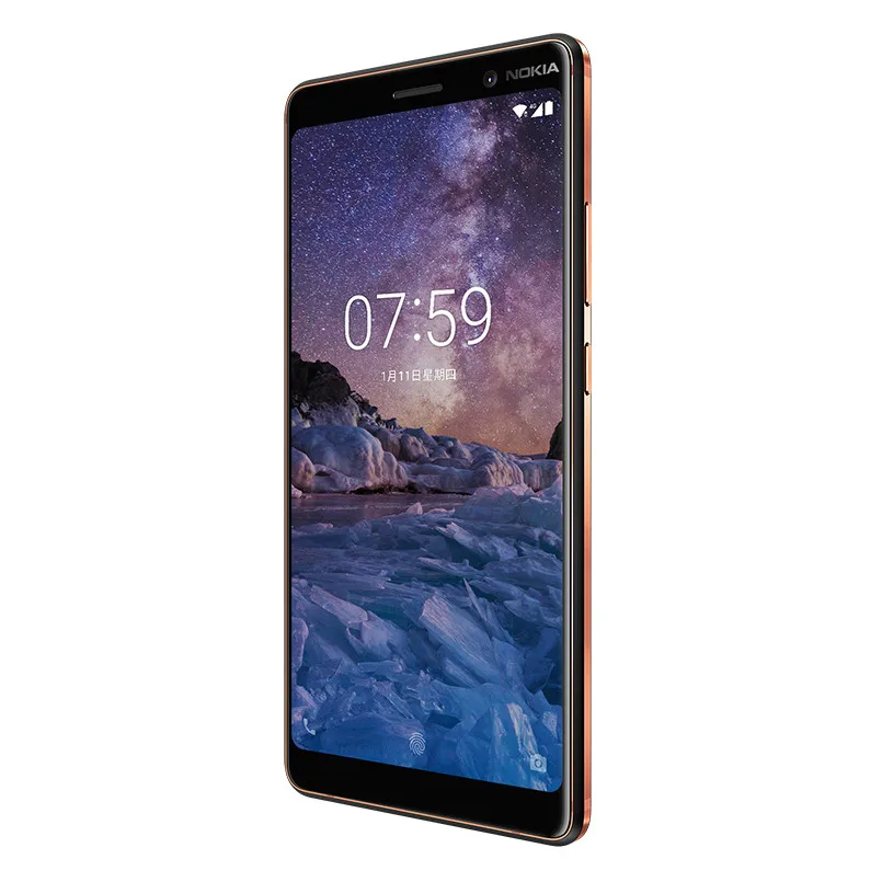 Nokia 7 Plus Android мобильный телефон 6," FHD Snapdragon 660 Восьмиядерный мобильный телефон 3800 мА/ч, 4/6 ГБ Оперативная память 64 Гб Встроенная память 4 аппарат не привязан к оператору сотовой связи NFC Смартфон