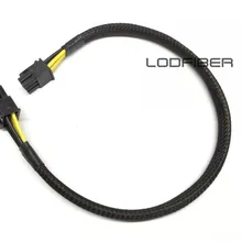 LODFIBER 8pin для 6pin Мощность кабель для Dell Мощность край T620 и GPU видео карты 35 см