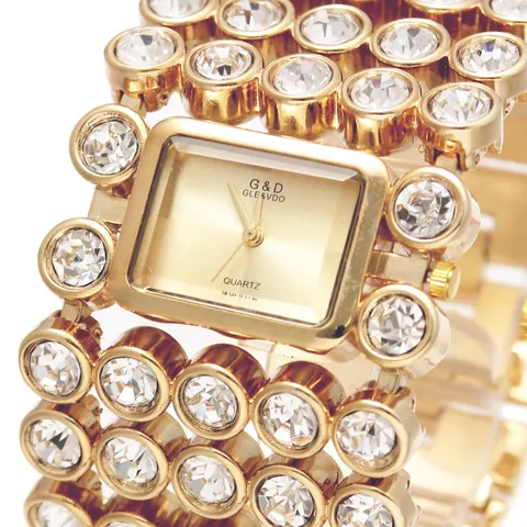 Ouro para Mulheres Relógios de Pulso de Quartzo Marca de Luxo Senhora Pulseira Relógios Dress Ver Relojes Mujer Relógio Feminino Presentes 2020g & d Top
