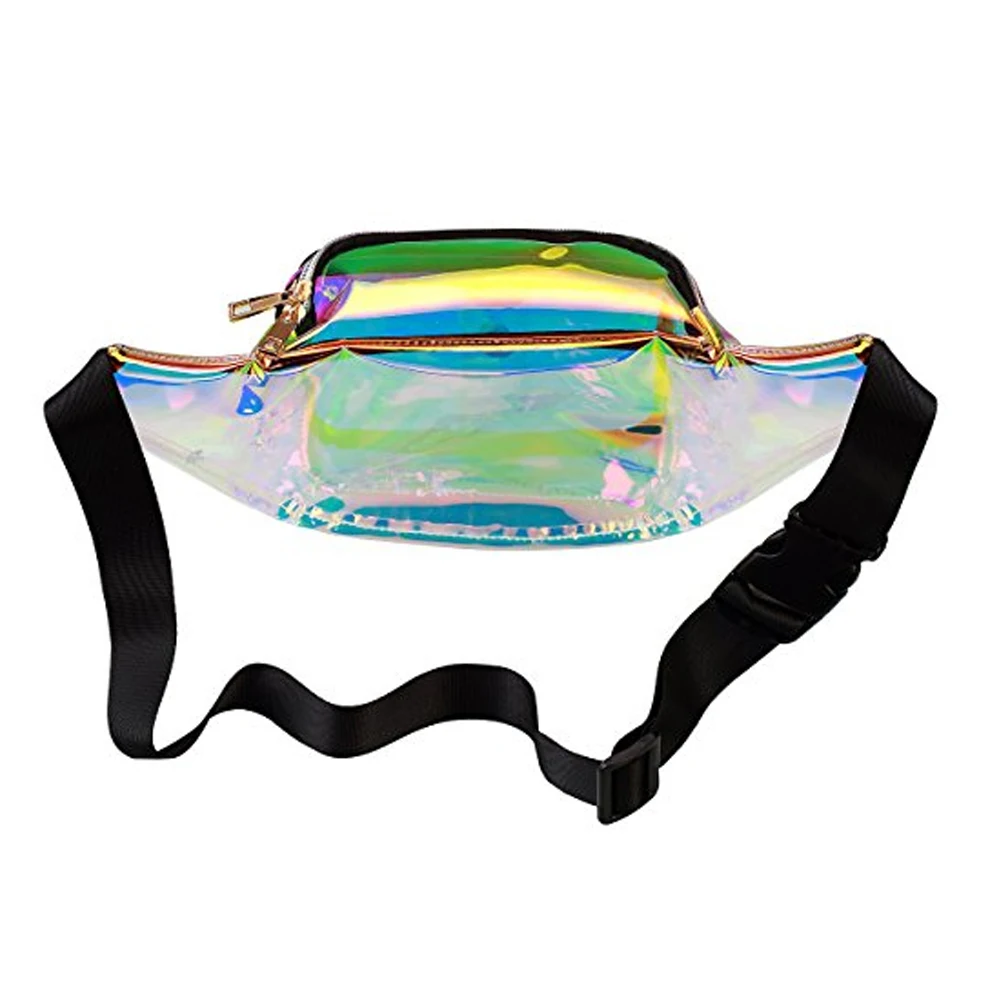 Mealivos New Holographic Fanny Pack Laser Waist Packs Heuptas Hip Bag Women's Waistband Banana Bags Waist bag Unisex cintura