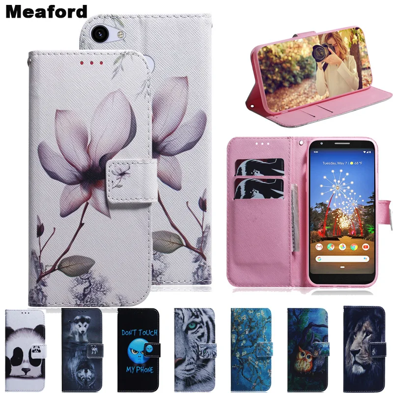 

For Google Pixel 3a XL Case Wallet Leather Case Flip Cartoon Cover Card Slot Cover For Pixel 3A XL 3 Lite 3XL Lite Phone Case