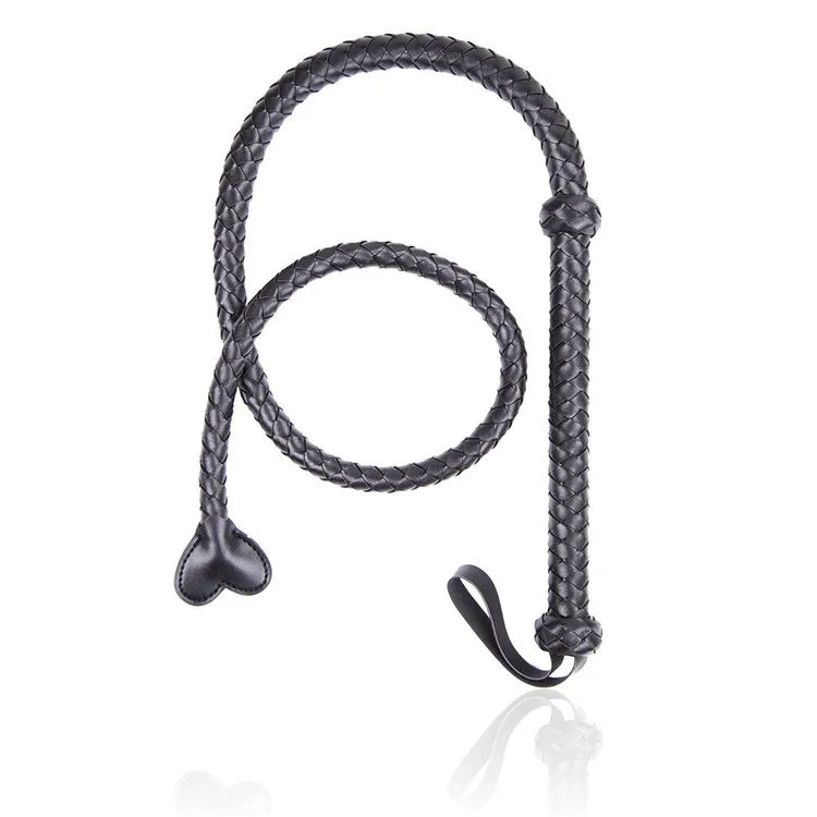 Adult Fantasy font b Sex b font Toy Cosplay Whip PU Flogger Adult Games Heart Shaped