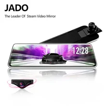 JADO Stream зеркало заднего вида Dvr dash cam era avtoregistrator 10 ips сенсорный экран Full HD 1080 P Автомобильный Dvr регистратор ночного видения