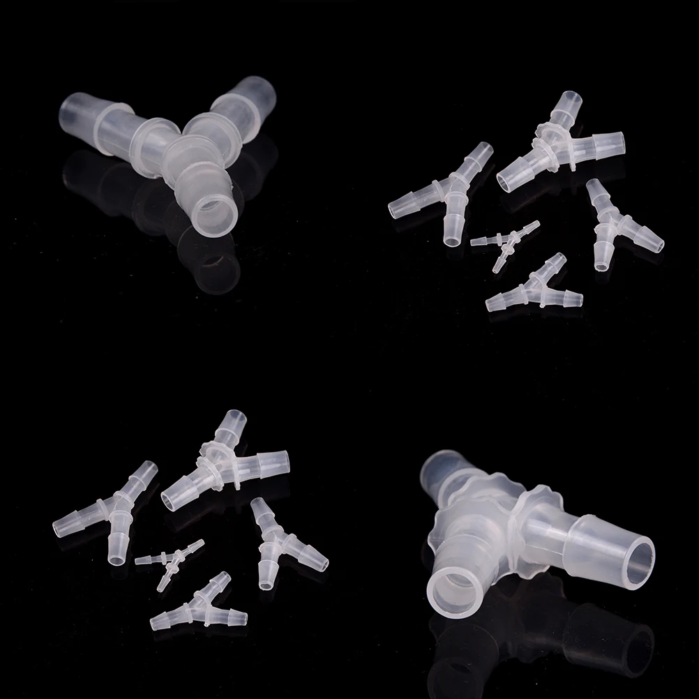 1 шт. 3,5-12,7 мм y-образный шланг, тройник, пластиковый шланг, соединители для водопроводных труб, аквариумная трубка