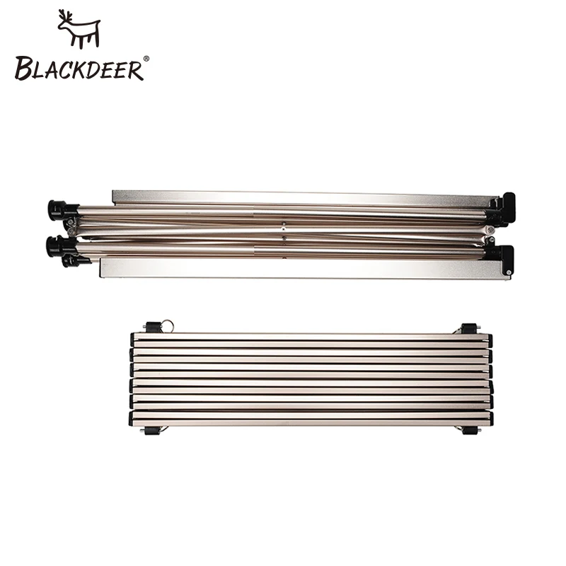  BLACKDEER Camping picnic tables Portable Aluminum alloy Table Outdoor Adjustable Height Folding Tab