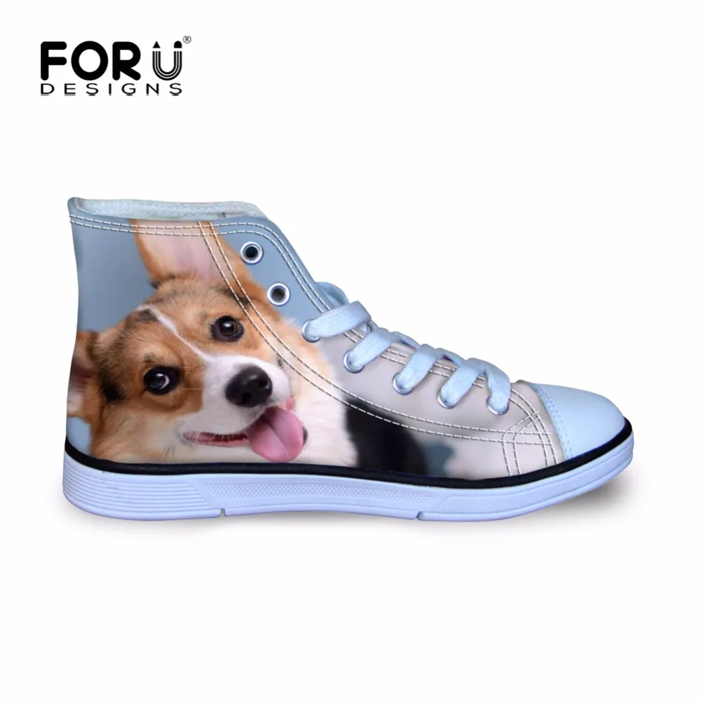 FORUDESIGNS/Спортивная прогулочная обувь для девочек Welsh Corgi Pembroke Новинка кроссовки с 3D