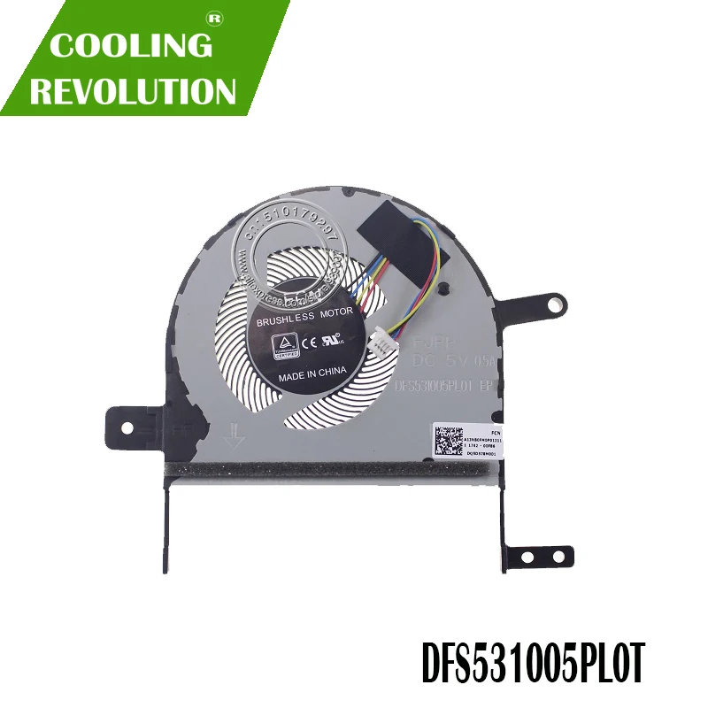 Ceny Nowy procesor wentylator chłodzący dla asus S510U X510U X510 DFS531005PL0T FJPP DC 5V 0.5A A13NB0FM0P01211 wentylator