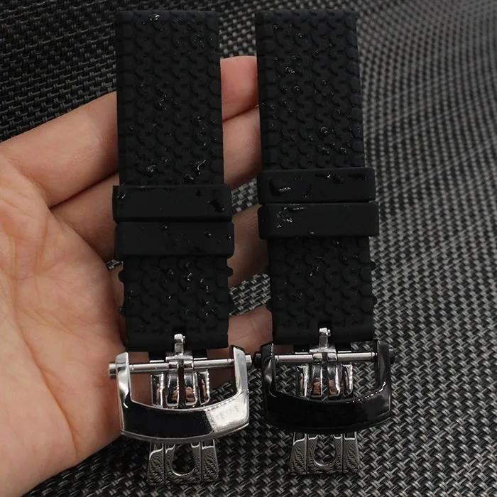 New Silicon Rubber Replacement Watch Band Strap For (fit) Chopard (23mm