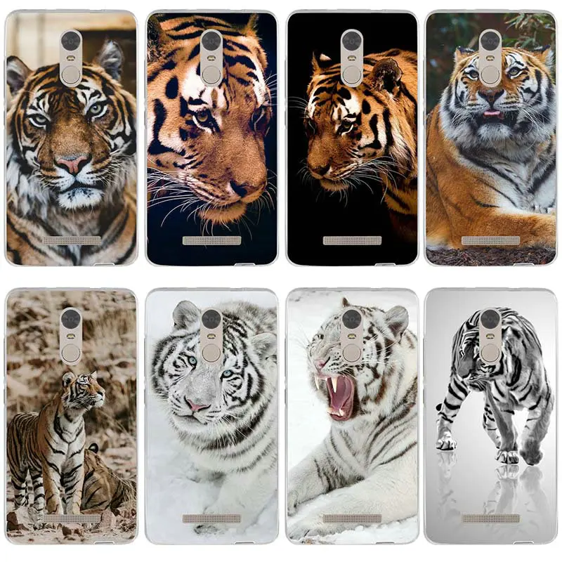 Animal Tiger Cub Soft Accessorie Cover TPU Phone Case for Xiaomi Redmi Mi Note 2 3 3S 4X 4A 6 5 5S 5A 8 A1 Pro Plus | Мобильные