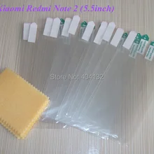 5,5 дюймовый мобильный телефон пленка Clear Экран протекторы для Xiaomi Redmi Note 2 гвардии 500 шт./лот