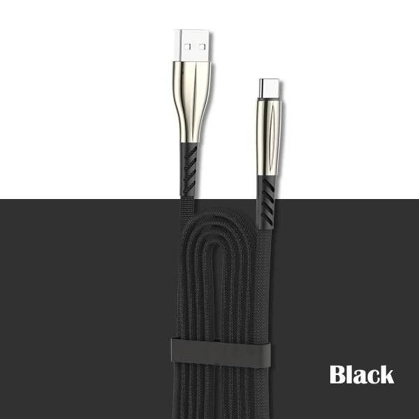 CXV 3A USB Type-C Cable Quick Charger Cable Data Sync Type C Cable For Samsung S9 S8 Note 9 Huawei Honor Phone USB Charging Cord - Цвет: black