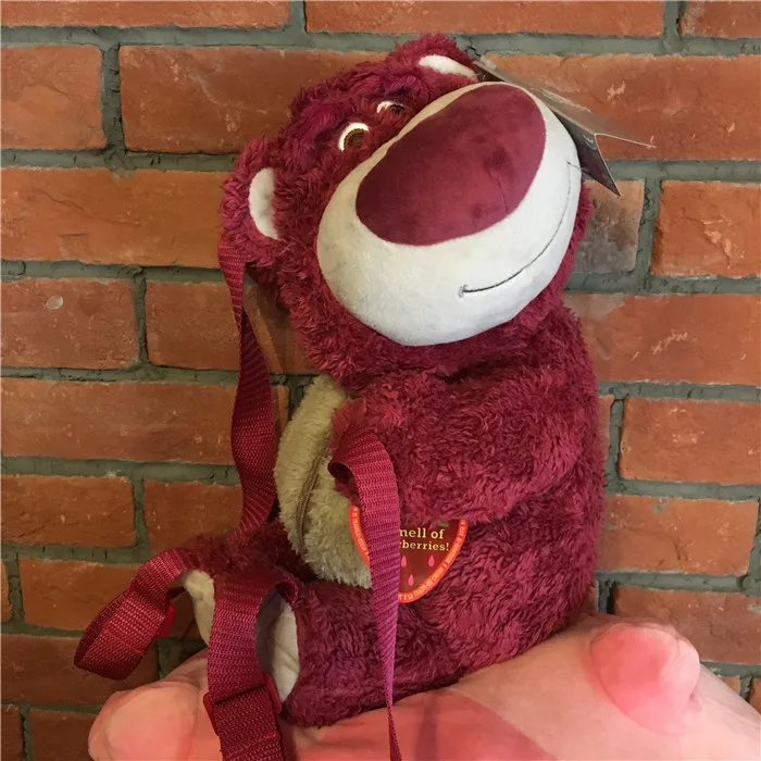 Милый Lotso Клубника Медведь Рюкзак плюшевое животное рюкзаки игрушки подарок на день рождения Детская Подарочная коллекция