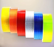 New Type 5cmx3m Car Reflective Material Tape Sticker Automobile Motorcycles Safety Warning Tape Reflective Film Car Stickers