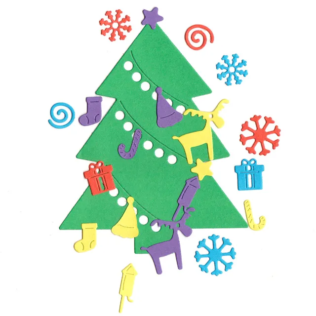 christmas tree metal cutting dies for scrapbooking paper card diy christmas tree invitation