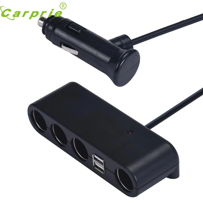 New Arrival 4 Way New Multi Socket Car Cigarette Lighter Splitter USB
