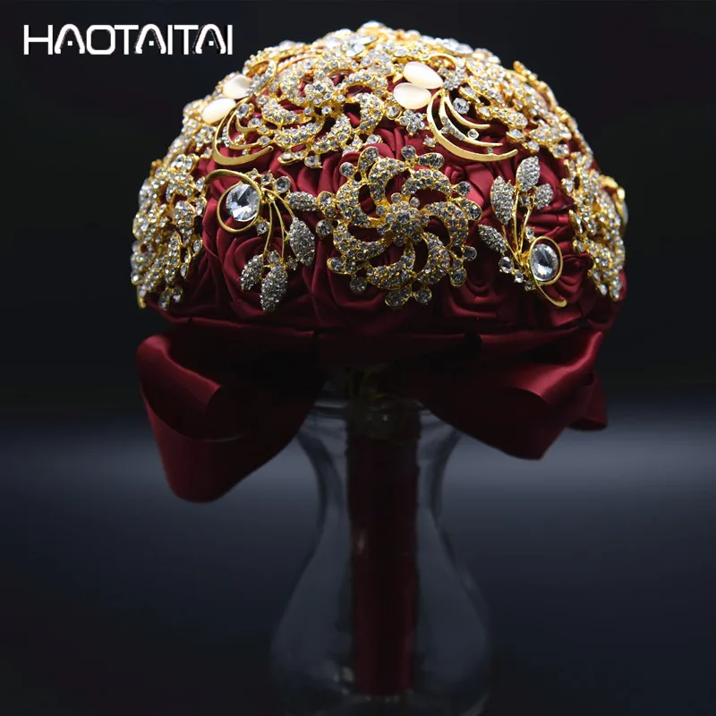 Momichel Acheter De Mariée Broche Bouquets Vintage Fleurs