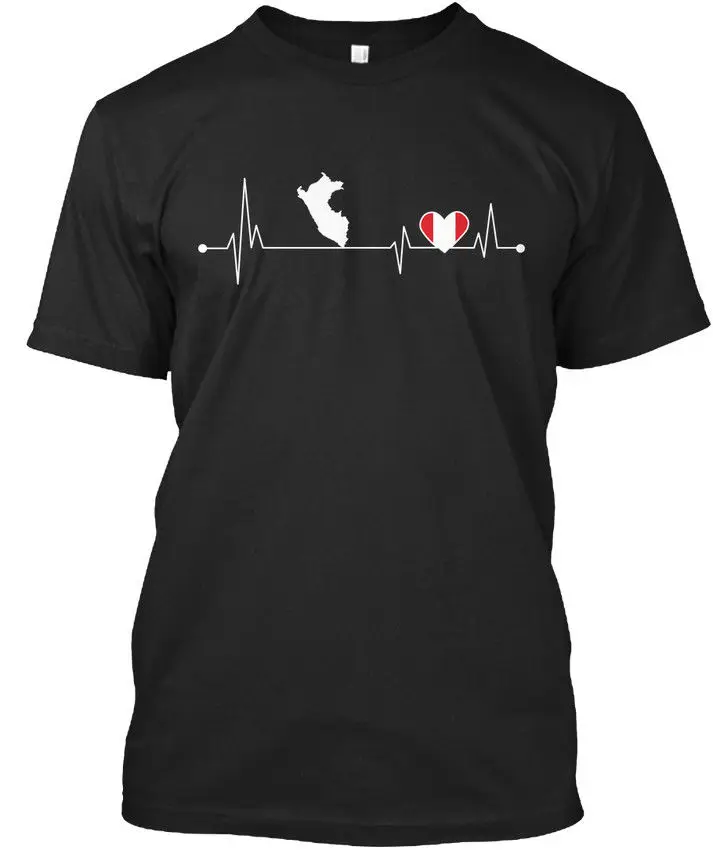 

Love Peru Stylisches Logo Design T Shirt 2019 New Short Sleeve Men Fitness Clothing Male Tops Shirts