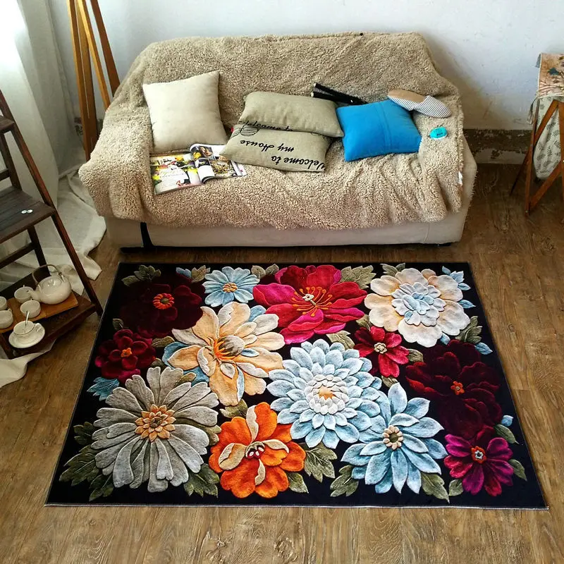Творческий 3D каменные цветочные коврики для прихожей коврики для Спальня Гостиная мягкий коврик для кухни, ванной, Противоскользящие коврики - Цвет: color10