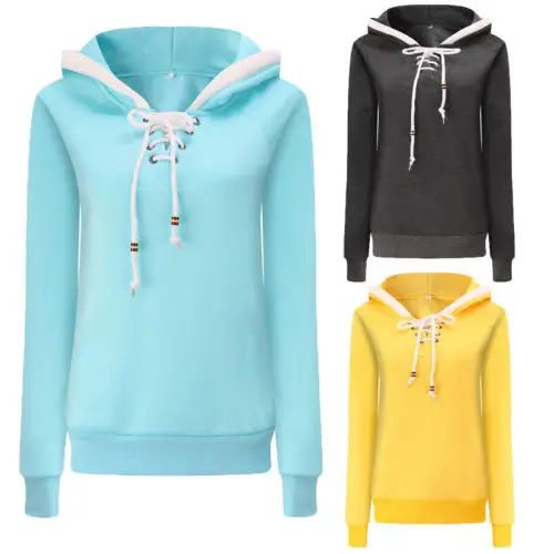 Толстовка Женская с капюшоном желтая черная синяя 2017|sweatshirts ladies|ladies hooded topwoman fashion
