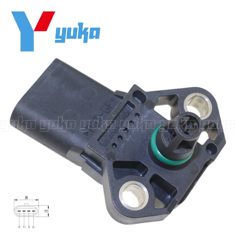 3 Bar MAP Sensor Intake Air Boost Pressure Manifold Absolute Druck