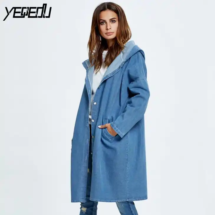 plus size jean duster