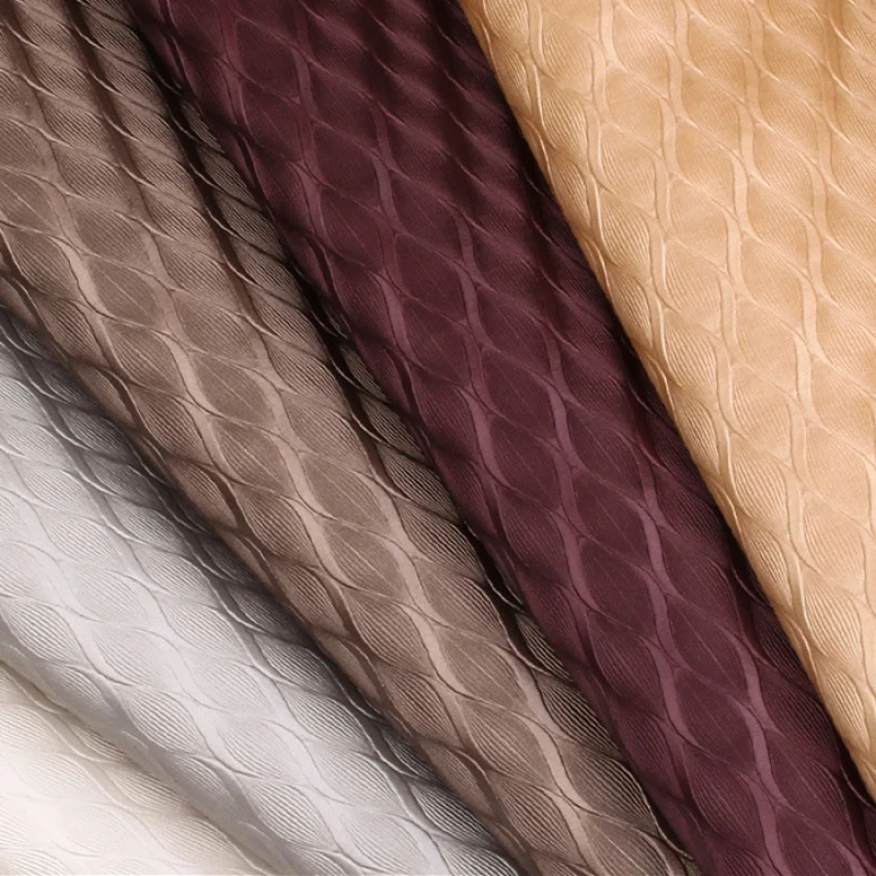 

Lychee Life A4 Waves Pattern PVC Leather Fabric High Quality Synthetic Leather DIY Sewing Material for Handmade Crafts