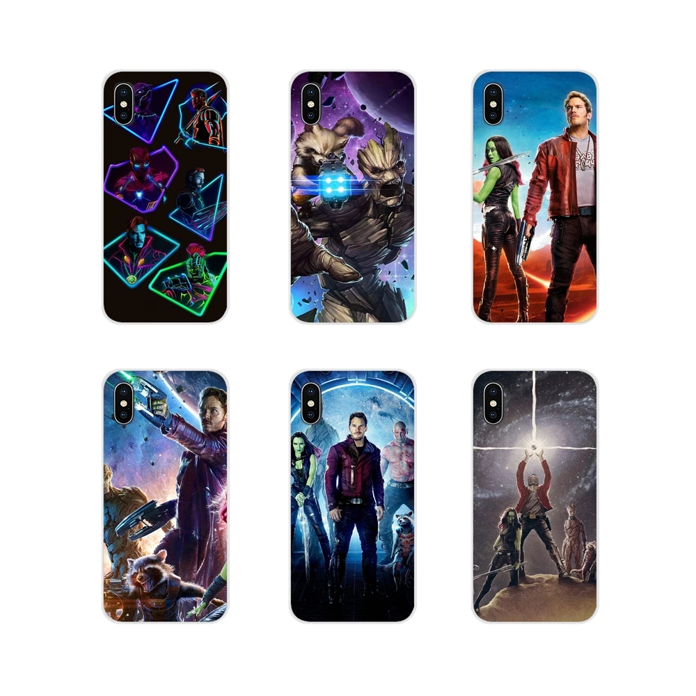 

Guardians of the for Galaxy For Xiaomi Mi6 A1 5X 6X Redmi Note 5 5A 4X 4A 4 3 Plus Pro pocophone F1 Soft Transparent Cases Cover