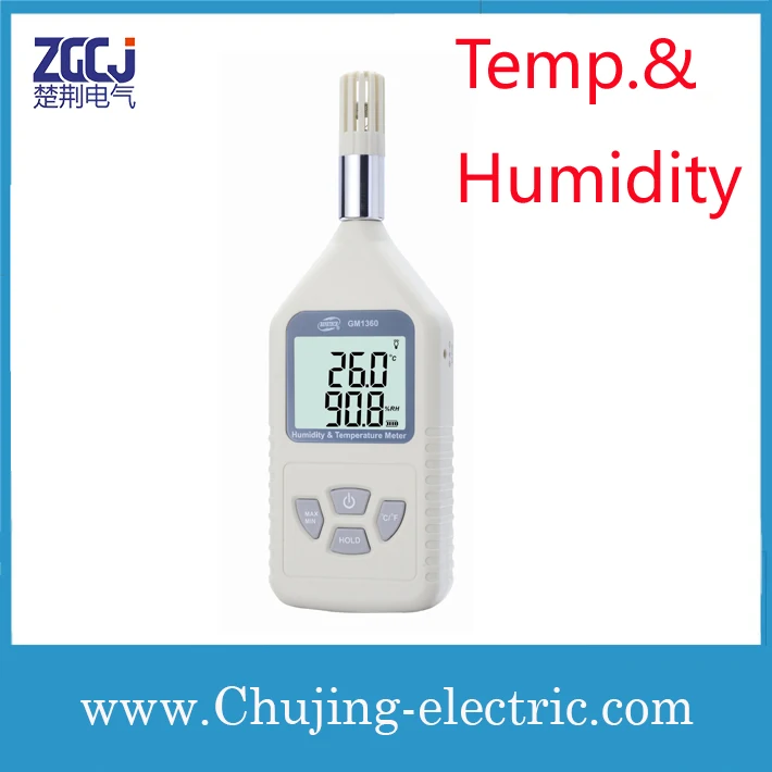 Mini digital temperature and humidity meter LCD display flexible