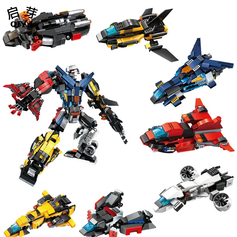 1182 PCS Car 7 In 1 Children 's Toys Assembled Building Bricks Set Sale Building Blocks Baby Boys Toys Compatible With Legoth baby-blocks