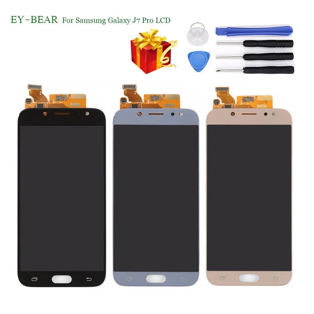 EY BEAR для Samsung Galaxy J7 Pro 2017 J730 SM J730F J730FM/DS J730F/DS J730GM/DS ЖК дисплей + кодирующий