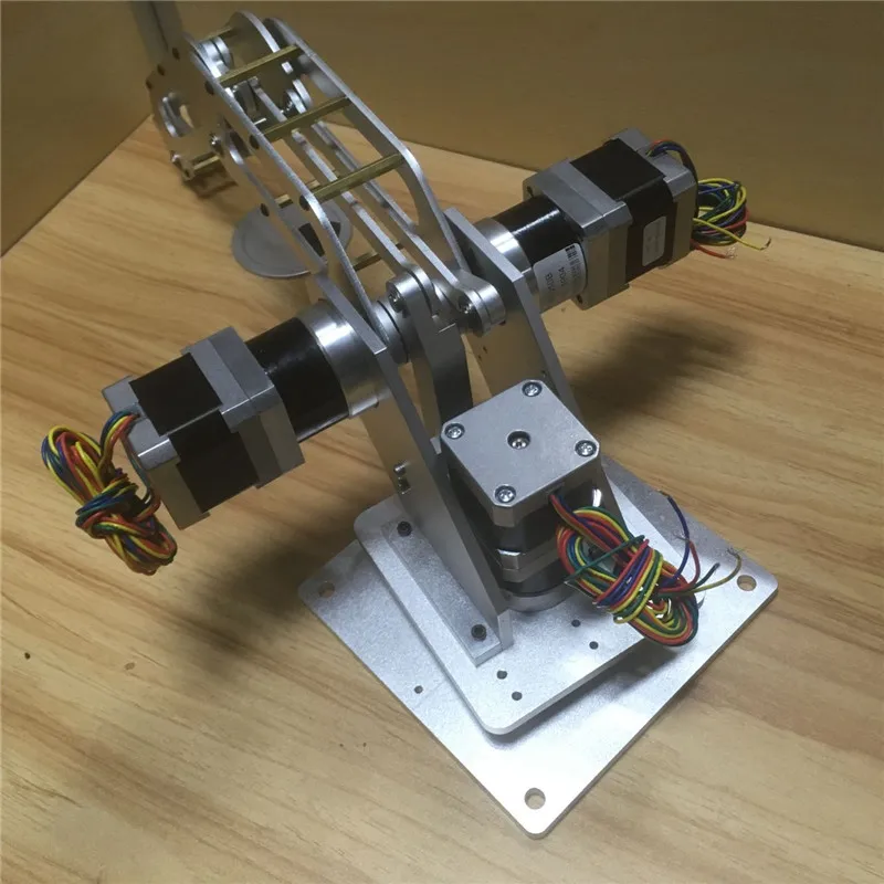 Funssor DIY Dobot робот-манипулятор обновления Комплект 3-axis с мотором для 3D печать аппарат для лазерной порезки обновления Алюминий из алюминиевого сплава
