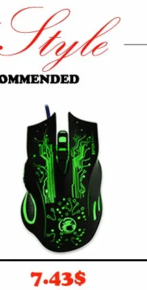 FORKA USB Wired Computer Mouse Silent Click LED Optical Mouse Gamer PC Laptop Notebook Computer Mouse Mice for Office Home Use cheap wireless gaming mouse