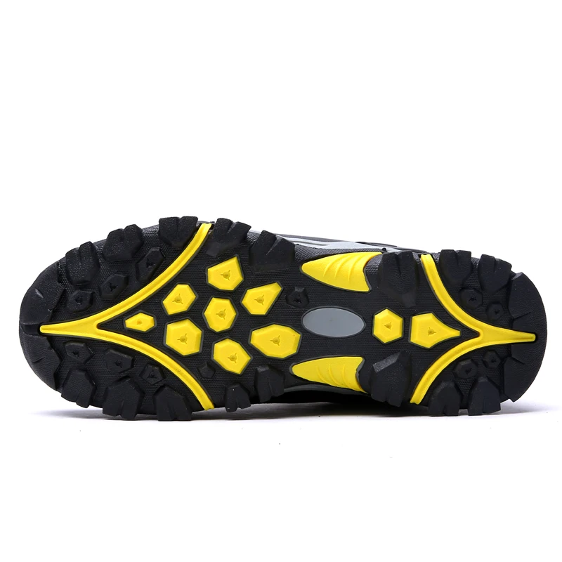 Unisex Hiking Shoes Durable Waterproof Men's Rubber Boots Outdoor Woman Trekking Shoes Mountain Climbing Winter Female Sneakers 