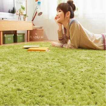 

Living room carpets bedroom rug anti skid soft 140x200cm carpet modern kids room mats purple white pink gray shaggy plush mat