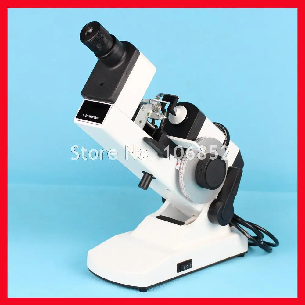 

Manual lensmeter Optical lensometer Focimeter External reading AC DC power