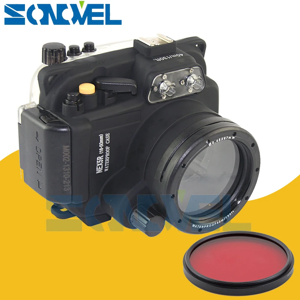 Meikon 40m 130ft Waterproof Underwater Diving Case Camera Housing Case