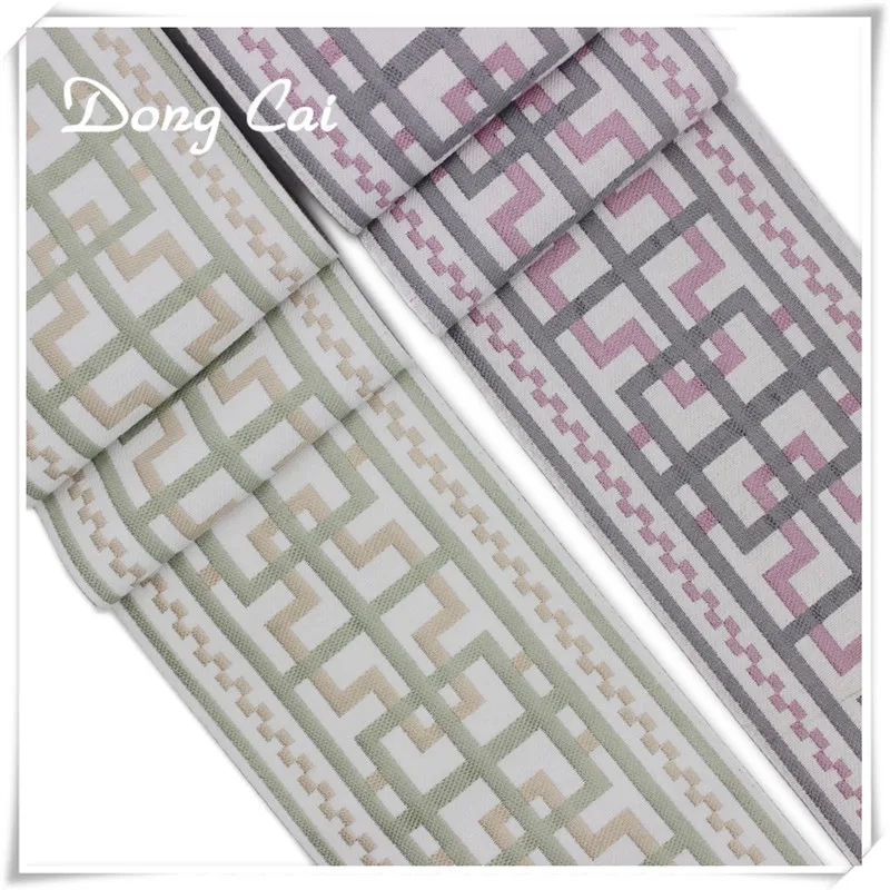 

5yards/lot 9CM curtains blackout accessoires pillow case sewing DIY cloth plaid ribbon table flag Dinner Mats Home Textile