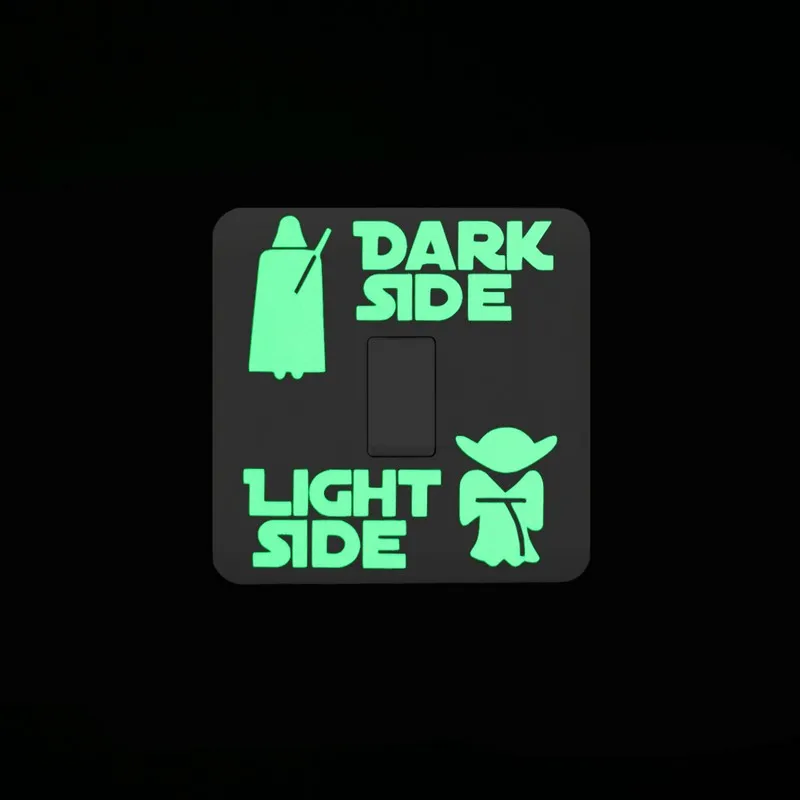 

Star Wars Sticker for Kids Room Decoration Home Decor Glow in the Dark Wall Switch Sticker Children Boy Bedroom Decorative Decal