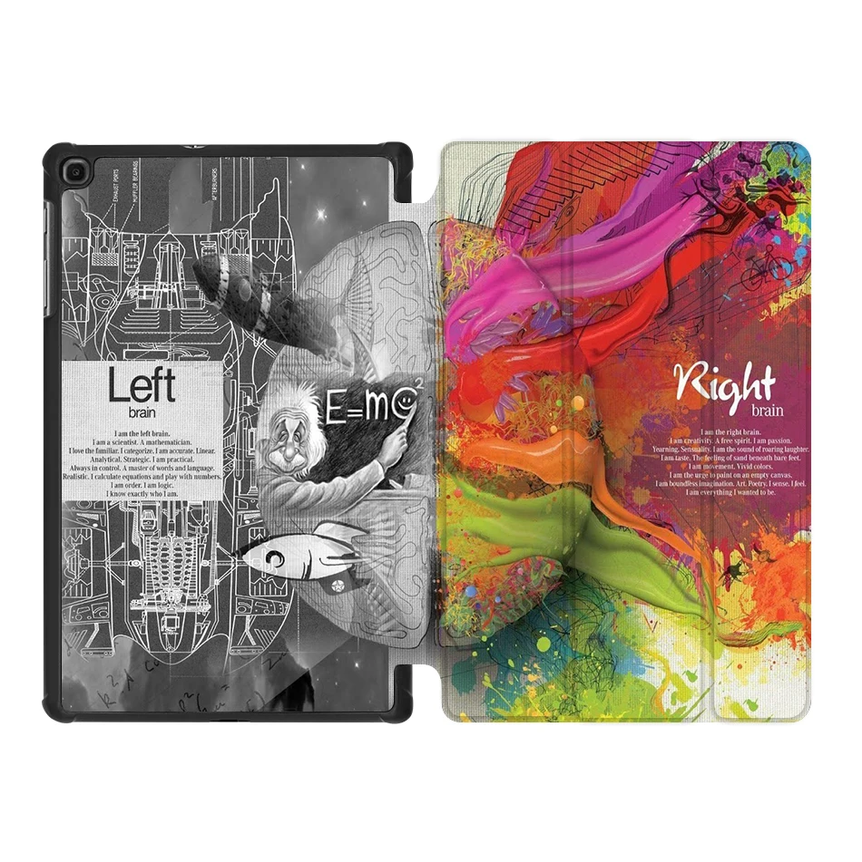 MTT Graffiti Case For Samsung Galaxy Tab A 10.1 inch SM-T510 T515 Slim PU Leather Flip Fold Stand Tablet Cover coque - Color: SS11