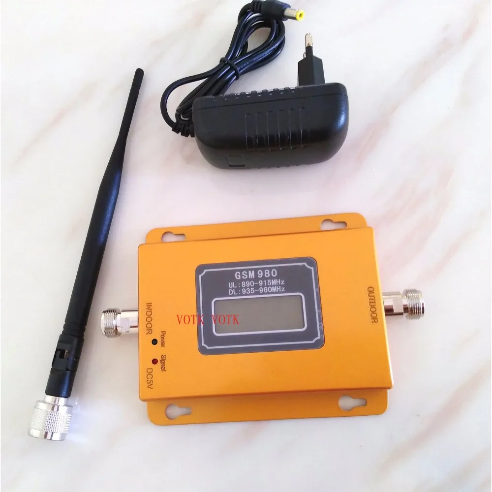 VOTK 70dbi GSM signal repeater mobile GSM signal booster 20dbm LCD