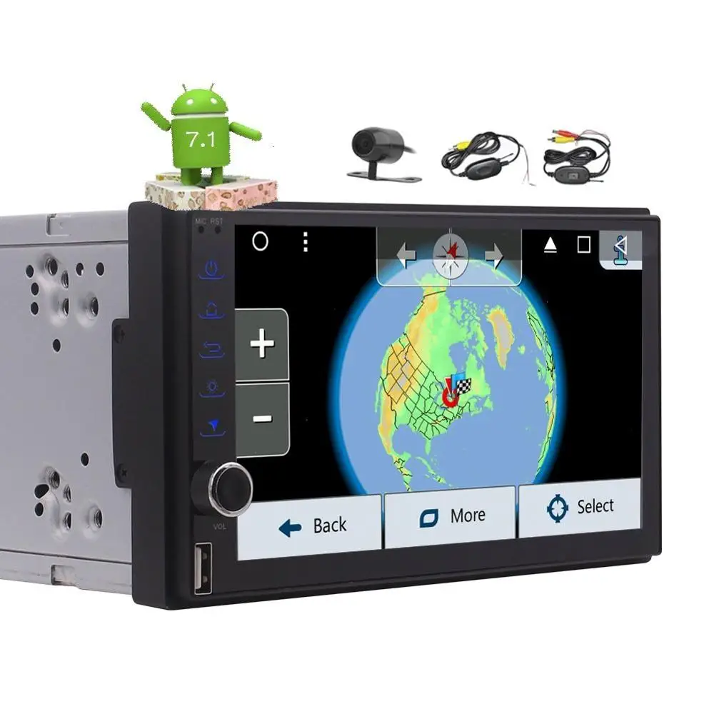 Flash Deal 2 Din Touch Screen Car gps Stereo Android 7.1 Autoradio In Dash GPS Navigation FM Radio Support SD/USB//Wifi/OBD2/1080p+Camera 0 Flash Deal 2 Din Touch Screen Car gps Stereo Android 7.1 Autoradio In Dash GPS Navigation FM Radio Support SD/USB//Wifi/OBD2/1080p+Camera 0