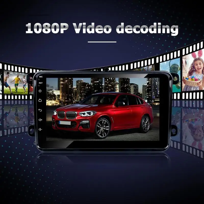 Clearance 8 inch Touch Screen Android 8.1 Quad Core Car Stereo GPS Nav Bluetooth WiFi USB FM Radio Head Unit for Golf 8