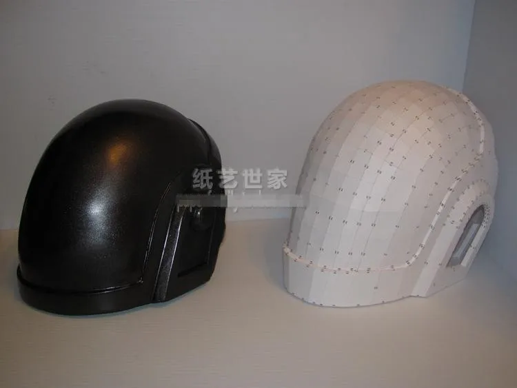 3D бумажная модель шлем Daft Punk маска 1:1 носимых Косплей модель DIY ручной работы детские игрушки