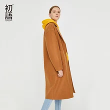 Toyouth шерстяные зимние Для женщин пальто толстые теплые Повседневное длинное пальто Abrigo Mujer карманов новое пальто шерсть Женские Элегантные Coats2018